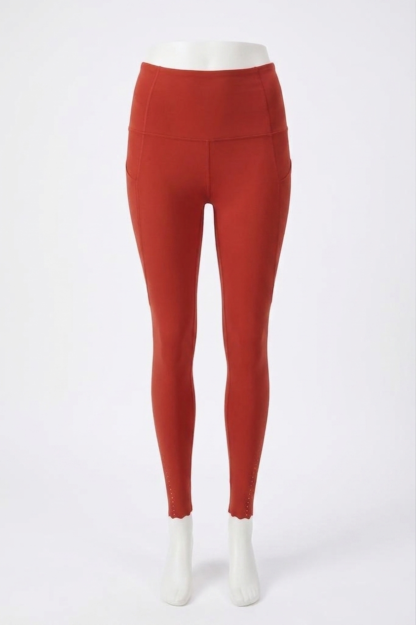 New Varley Wesley Legging In Spiced Red